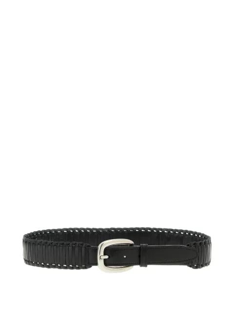 Houston braided leather belt by GOLDEN GOOSE