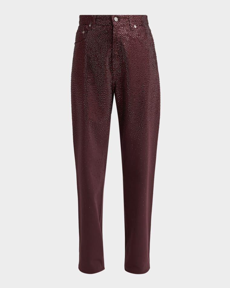 Journey Gradient Crystal Straight-Leg Jeans by GOLDEN GOOSE