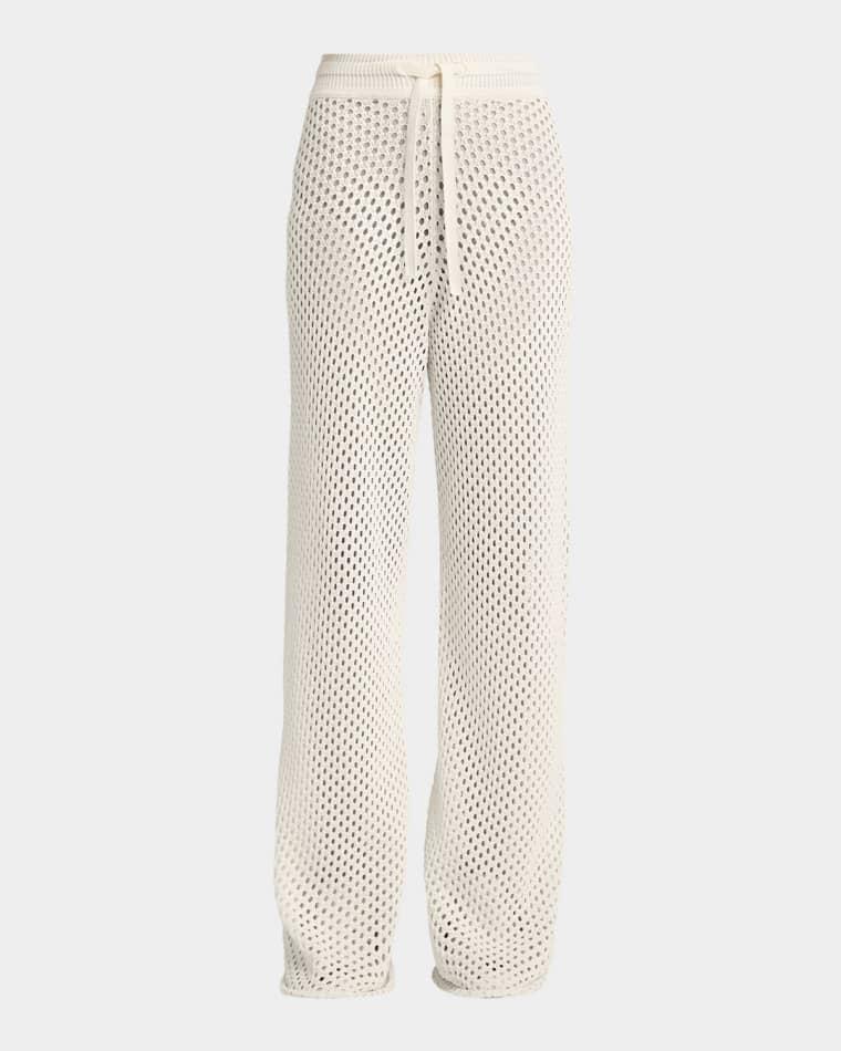 Journey Open-Knit Drawstring Pants by GOLDEN GOOSE