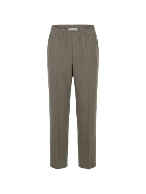 Journey herringbone-pattern elasticated-waistband trousers by GOLDEN GOOSE