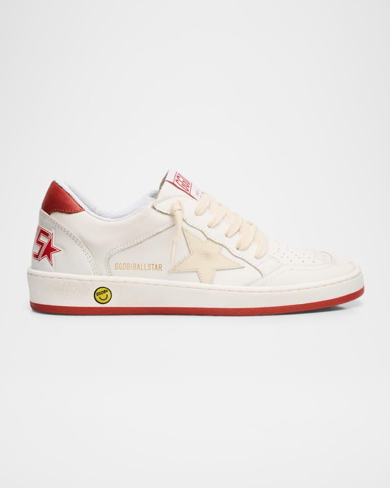 Kid's Ball Star Leather Sneakers, Toddler/Kid by GOLDEN GOOSE