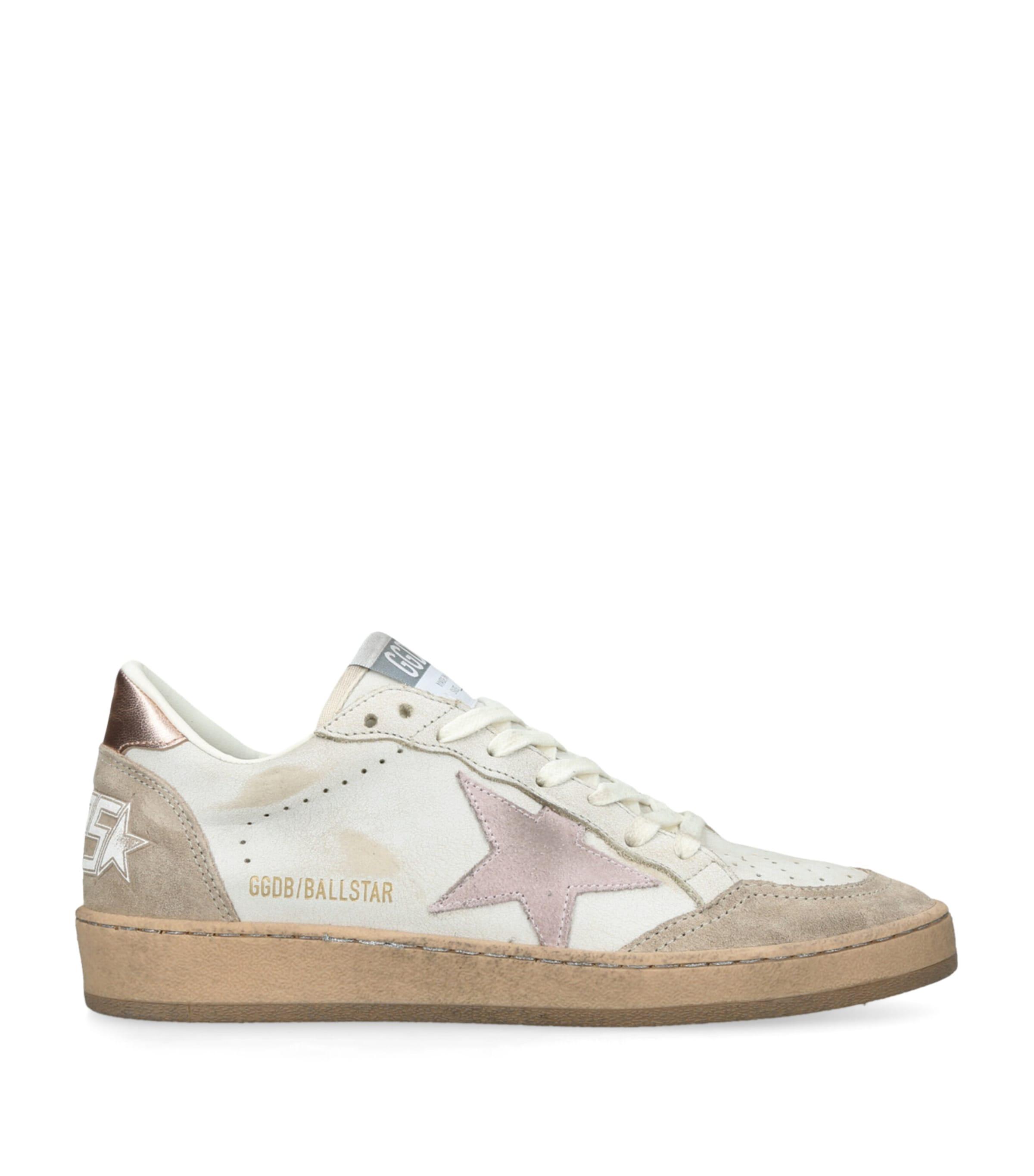 Leather Ball Star Sneakers by GOLDEN GOOSE