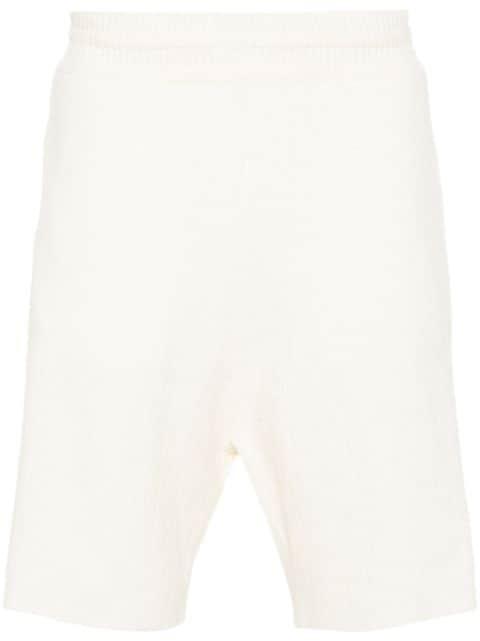 Lionel striped knitted shorts by GOLDEN GOOSE