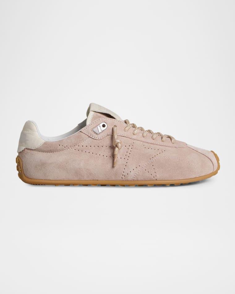 Marathon Speed Suede Low-Top Sneakers by GOLDEN GOOSE