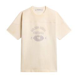 Marvin cutted shoulder t-shirt by GOLDEN GOOSE