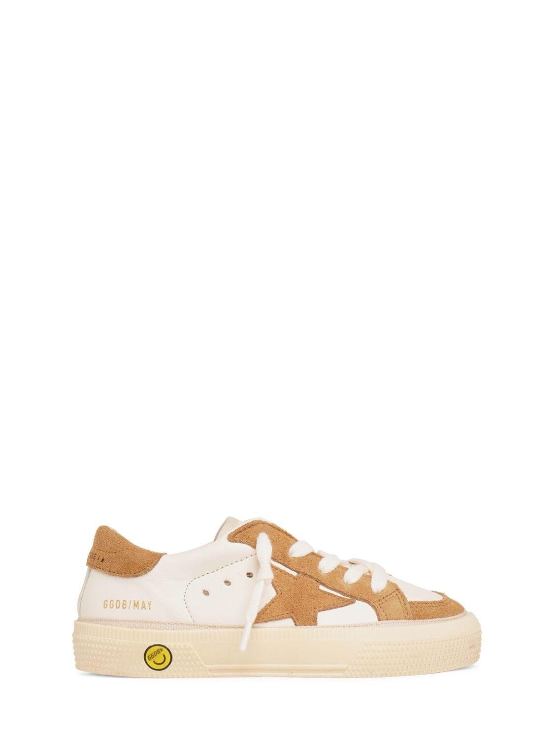 May Leather Lace-up Sneakers by GOLDEN GOOSE