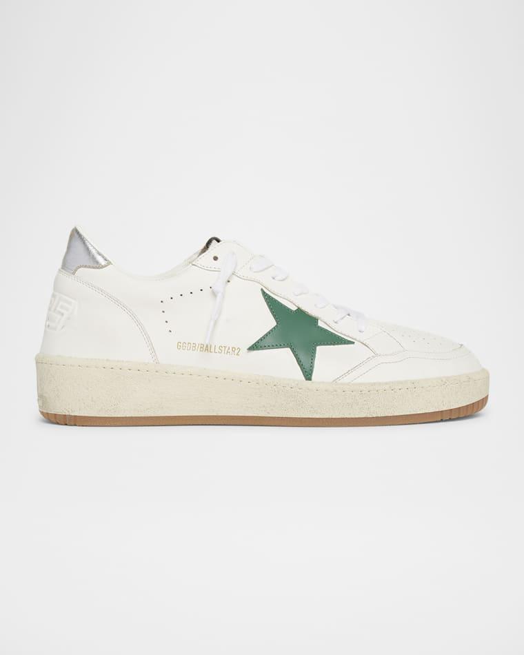 Men's Ball Star 2 Leather Low-Top Sneakers by GOLDEN GOOSE