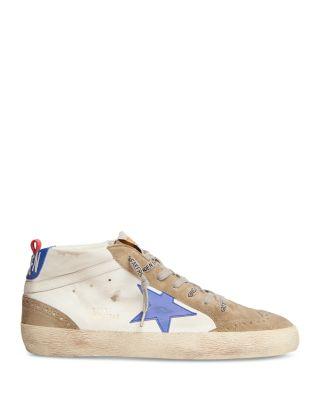 Men's Mid Star Low Top Leather Sneakers by GOLDEN GOOSE