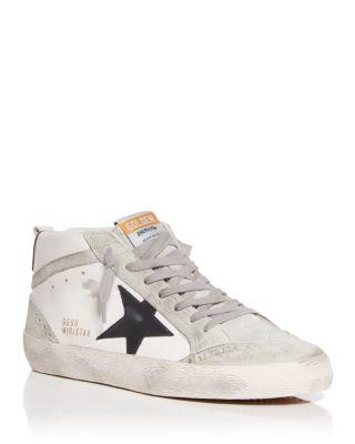 Men's Mid Star Mid Top Sneakers by GOLDEN GOOSE