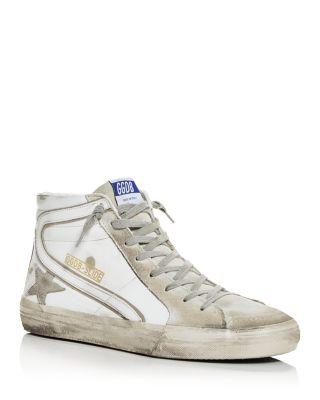 Men's Slide High Top Sneakers by GOLDEN GOOSE