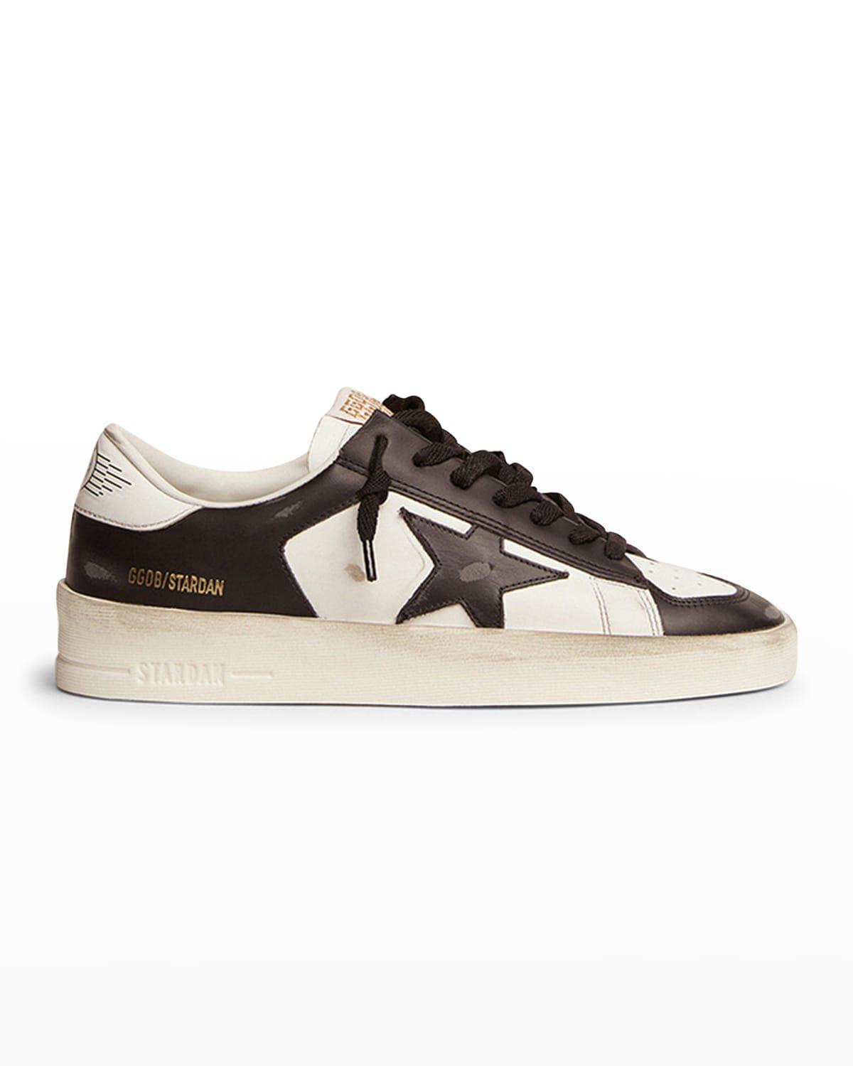 Men's Stardan Star Leather Low-Top Sneakers by GOLDEN GOOSE