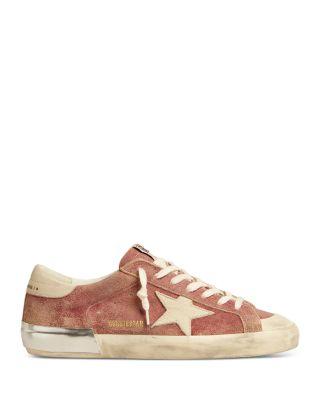 Men's Super Star Lace Up Sneakers by GOLDEN GOOSE