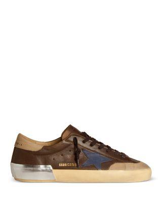 Men's Super Star Leather Sneakers by GOLDEN GOOSE