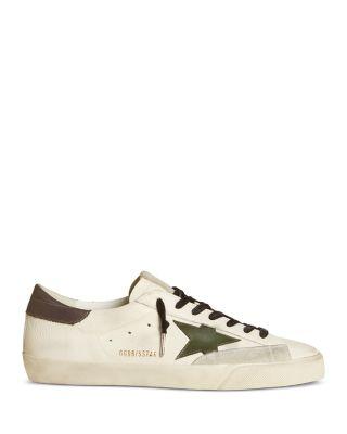 Men's Super Star Leather Sneakers by GOLDEN GOOSE