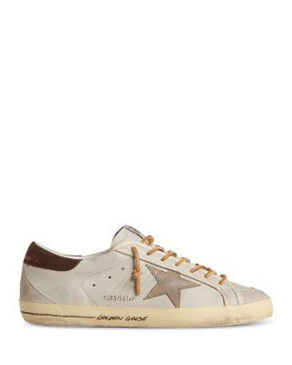 Men's Super Star Leather Sneakers by GOLDEN GOOSE