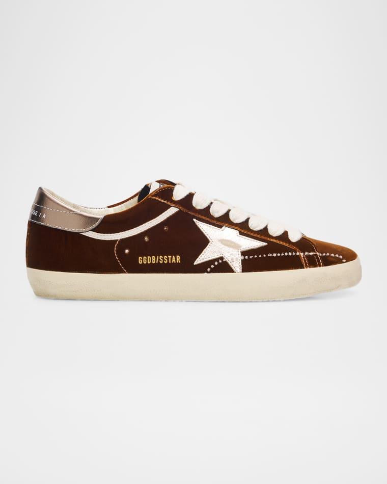 Men's Super Star Velvet Low-Top Sneakers by GOLDEN GOOSE