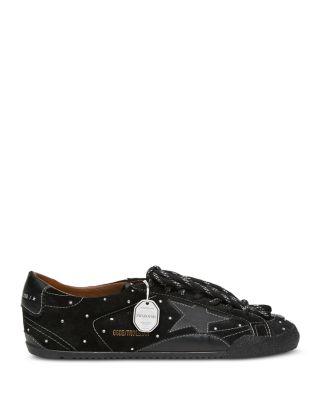 Men's True Star Crystal Suede Sneakers by GOLDEN GOOSE