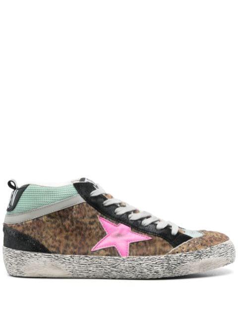 Mid Star double-quarter sneakers by GOLDEN GOOSE