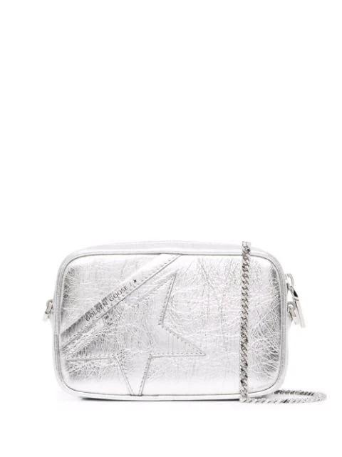 Mini Star metallic crossbody bag by GOLDEN GOOSE