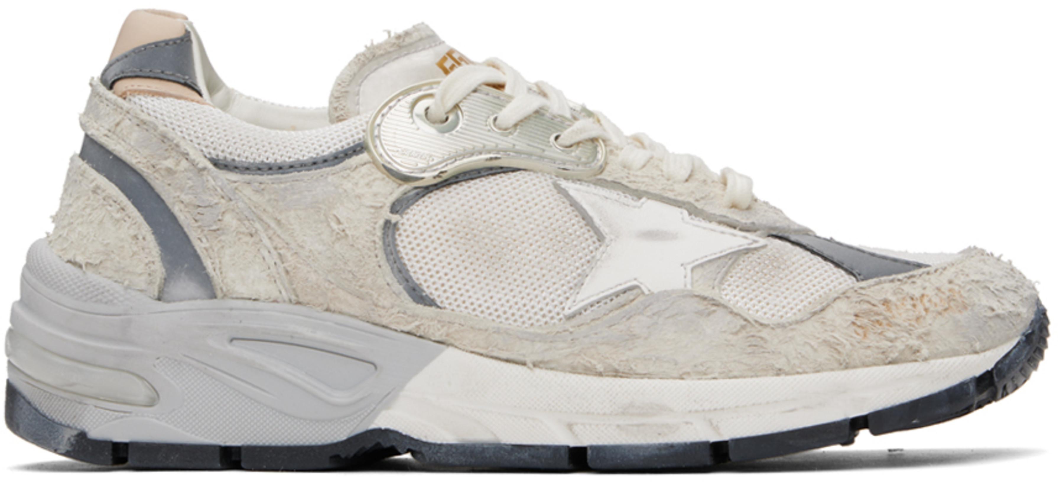 Off-White & Gray Dad-Star Sneakers by GOLDEN GOOSE