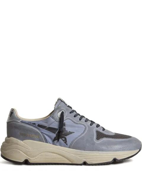 Running Sole star-embellished leather sneakers by GOLDEN GOOSE
