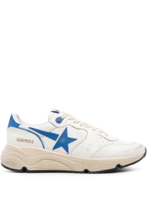 Running leather sneakers by GOLDEN GOOSE