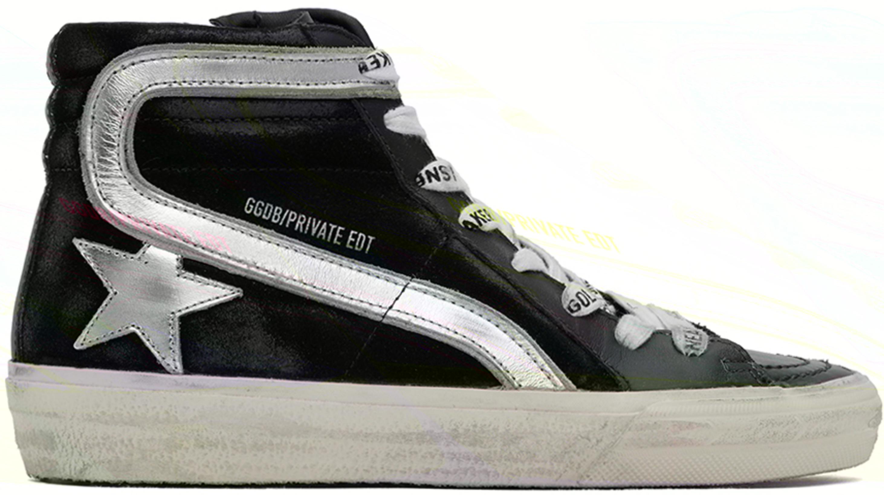 SSENSE Exclusive Black Slide Sneakers by GOLDEN GOOSE