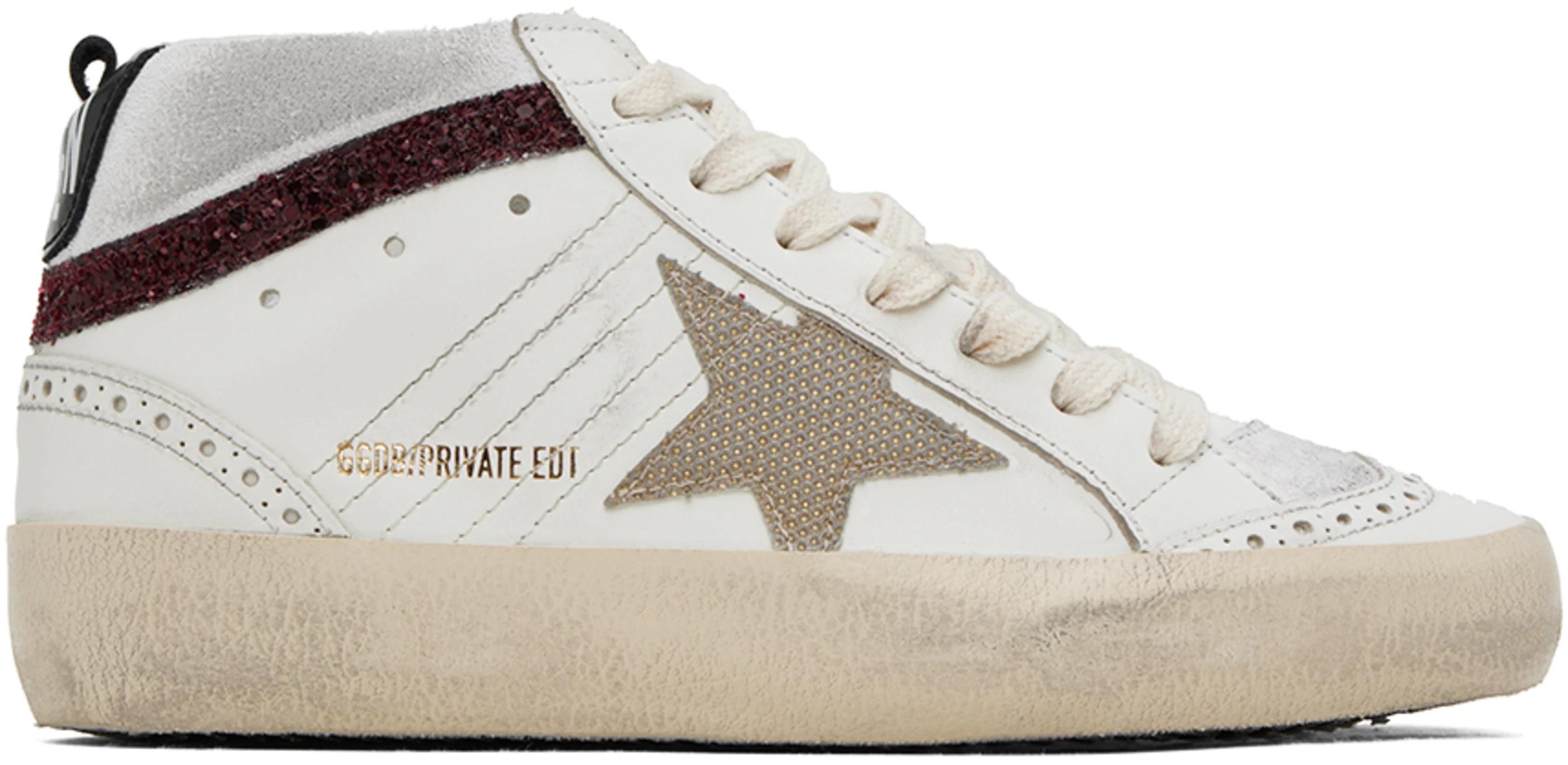 SSENSE Exclusive White Mid Star Sneakers by GOLDEN GOOSE