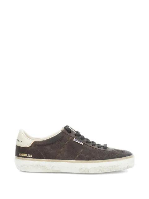 Soul Star suede heel tab sneakers by GOLDEN GOOSE