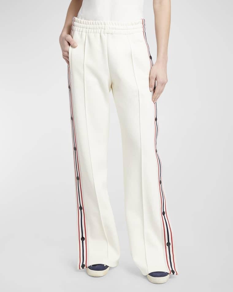 Star Wide-Leg Side Tape Joggers by GOLDEN GOOSE