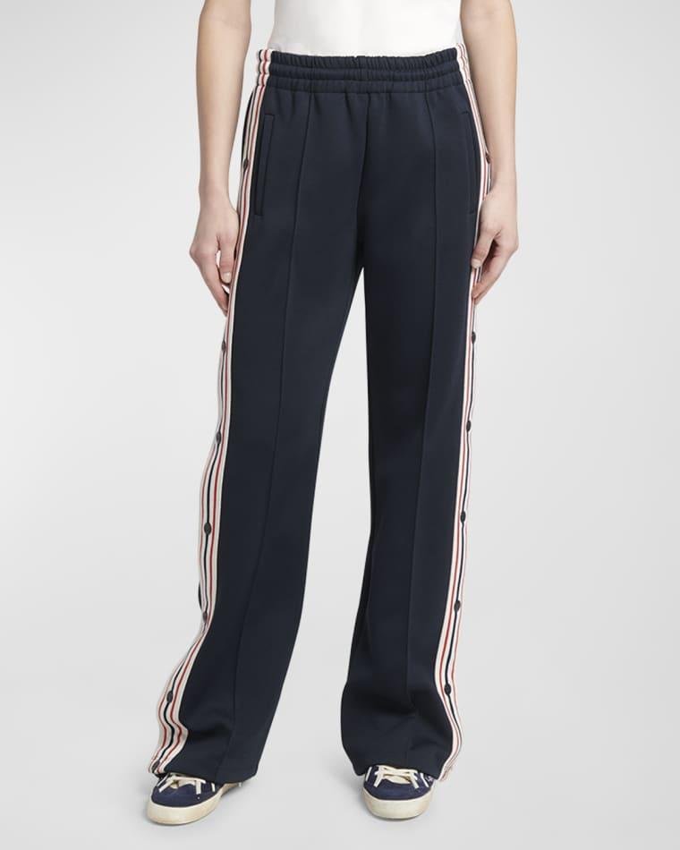 Star Wide-Leg Side Tape Joggers by GOLDEN GOOSE