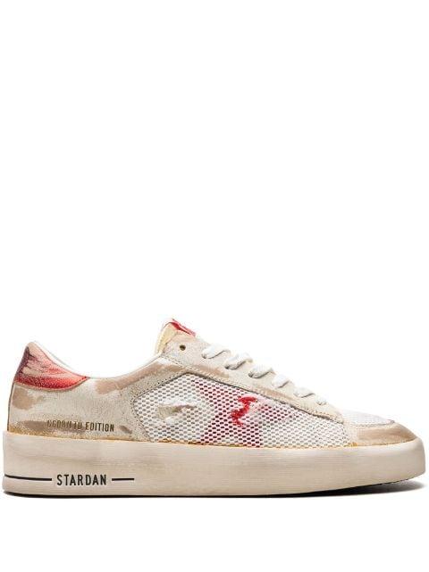 Stardan "White/Red" sneakers by GOLDEN GOOSE