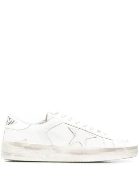 Stardan star-patch sneakers by GOLDEN GOOSE