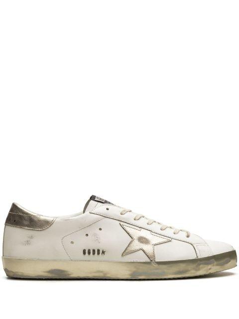 Super-Star Classic "White/Gold" sneakers by GOLDEN GOOSE