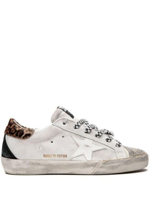 Super-Star Suede "White/Brown" sneakers by GOLDEN GOOSE