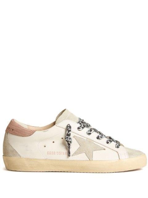 Super Star panelled leather sneakers by GOLDEN GOOSE