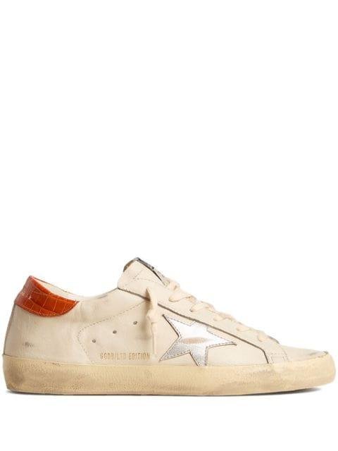 Super Star panelled leather sneakers by GOLDEN GOOSE