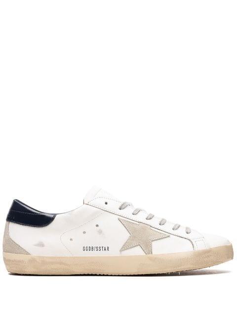 Super-Star suede star sneakers by GOLDEN GOOSE