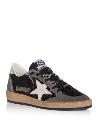 Unisex Ball Star Embellished Low Top Sneakers by GOLDEN GOOSE
