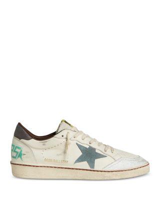 Unisex Ballstar Leather Sneakers by GOLDEN GOOSE