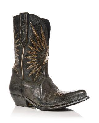 Unisex Wish Star Low Western Boots by GOLDEN GOOSE