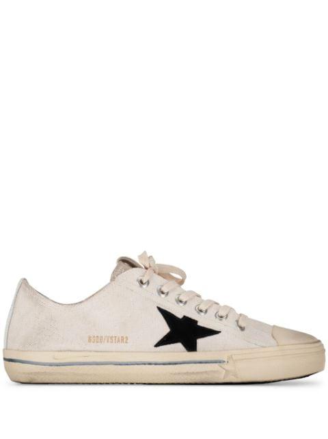 V-Star distressed sneakers by GOLDEN GOOSE