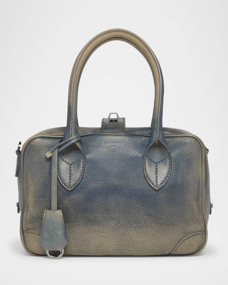 Vita Faded Leather Shoulder Bag by GOLDEN GOOSE