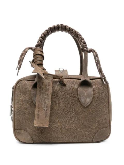 Vita embossed star-patch shoulder bag by GOLDEN GOOSE