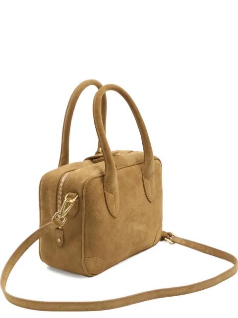 Vita suede leather tote bag by GOLDEN GOOSE