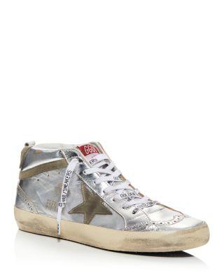 Women's Mid Star Mid Top Sneakers by GOLDEN GOOSE