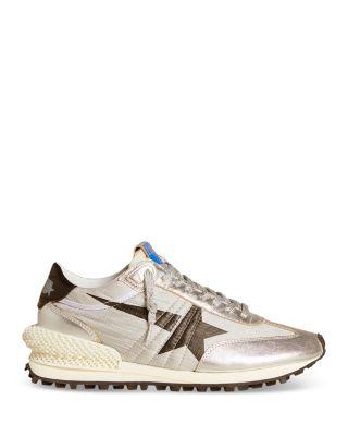Women's Running Marathon Metallic Star Sneakers by GOLDEN GOOSE
