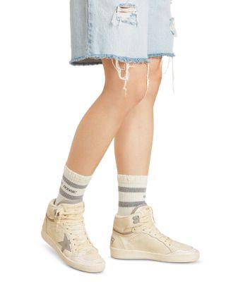 Women's Sky Star High Top Sneakers by GOLDEN GOOSE