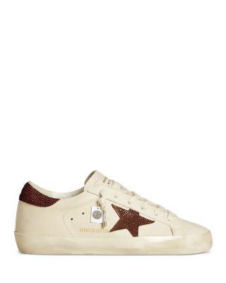 Women's Super Star Lace Up Sneakers by GOLDEN GOOSE