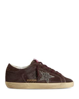 Women's Super Star Suede Embellished Sneakers by GOLDEN GOOSE